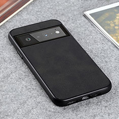 Custodia Lusso Pelle Cover B08H per Google Pixel 6 5G Nero