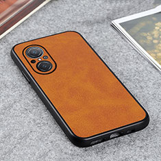 Custodia Lusso Pelle Cover B08H per Huawei Nova 9 SE Marrone