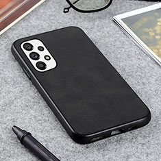 Custodia Lusso Pelle Cover B08H per Samsung Galaxy A73 5G Nero