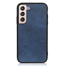 Custodia Lusso Pelle Cover B08H per Samsung Galaxy S21 FE 5G Blu