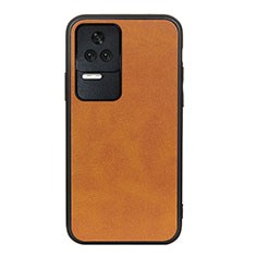 Custodia Lusso Pelle Cover B08H per Xiaomi Redmi K50 5G Marrone