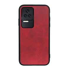 Custodia Lusso Pelle Cover B08H per Xiaomi Redmi K50 5G Rosso