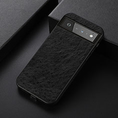 Custodia Lusso Pelle Cover B09H per Google Pixel 6 5G Nero