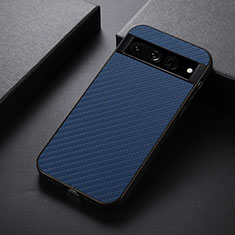 Custodia Lusso Pelle Cover B09H per Google Pixel 7 Pro 5G Blu