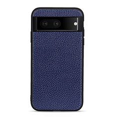 Custodia Lusso Pelle Cover B11H per Google Pixel 7 5G Blu