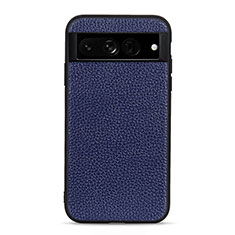 Custodia Lusso Pelle Cover B11H per Google Pixel 7 Pro 5G Blu