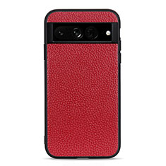 Custodia Lusso Pelle Cover B11H per Google Pixel 7 Pro 5G Rosso