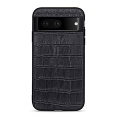 Custodia Lusso Pelle Cover B12H per Google Pixel 7 5G Nero