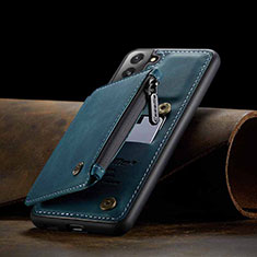 Custodia Lusso Pelle Cover C03S per Samsung Galaxy S23 Plus 5G Blu