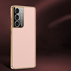 Custodia Lusso Pelle Cover C10 per Samsung Galaxy S21 FE 5G Oro Rosa