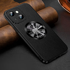 Custodia Lusso Pelle Cover con Mag-Safe Magnetic LD2 per Apple iPhone 14 Nero