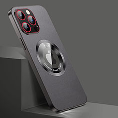 Custodia Lusso Pelle Cover con Mag-Safe Magnetic QC1 per Apple iPhone 14 Pro Max Nero
