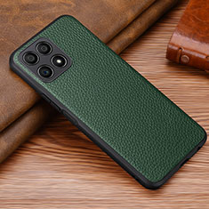 Custodia Lusso Pelle Cover DL1 per Huawei Honor X30i Verde