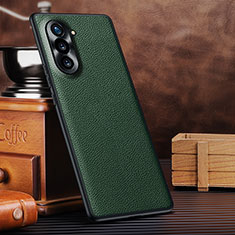 Custodia Lusso Pelle Cover DL1 per Huawei Nova 10 Pro Verde