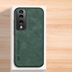 Custodia Lusso Pelle Cover DY1 per Huawei Honor 70 Pro+ Plus 5G Verde