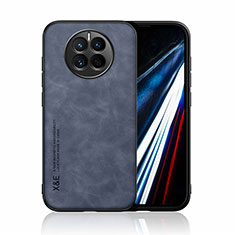 Custodia Lusso Pelle Cover DY1 per Huawei Mate 50 Blu