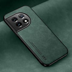 Custodia Lusso Pelle Cover DY1 per OnePlus 11R 5G Verde