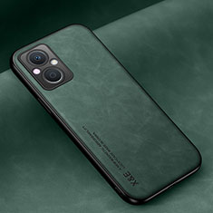 Custodia Lusso Pelle Cover DY1 per Oppo F21 Pro 5G Verde