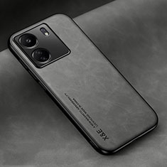 Custodia Lusso Pelle Cover DY1 per Xiaomi Poco C65 Grigio