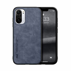 Custodia Lusso Pelle Cover DY1 per Xiaomi Poco F3 5G Blu