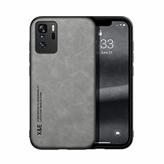 Custodia Lusso Pelle Cover DY1 per Xiaomi Poco X3 GT 5G Grigio