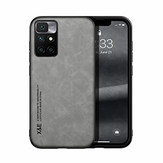 Custodia Lusso Pelle Cover DY1 per Xiaomi Redmi 10 (2022) Grigio