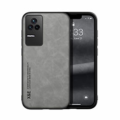 Custodia Lusso Pelle Cover DY1 per Xiaomi Redmi K50 5G Grigio