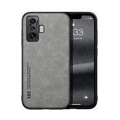 Custodia Lusso Pelle Cover DY1 per Xiaomi Redmi K50 Gaming 5G Grigio