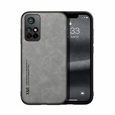 Custodia Lusso Pelle Cover DY1 per Xiaomi Redmi Note 11 5G Grigio