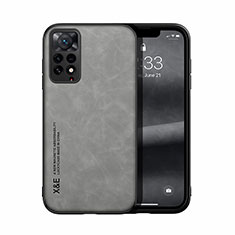 Custodia Lusso Pelle Cover DY1 per Xiaomi Redmi Note 11 Pro 5G Grigio