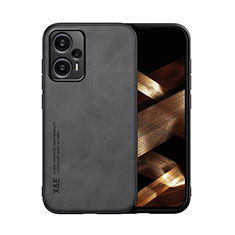 Custodia Lusso Pelle Cover DY1 per Xiaomi Redmi Note 12 Turbo 5G Nero