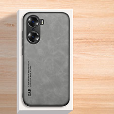 Custodia Lusso Pelle Cover DY2 per Huawei Honor 60 5G Grigio