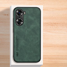 Custodia Lusso Pelle Cover DY2 per Huawei Honor 60 Pro 5G Verde