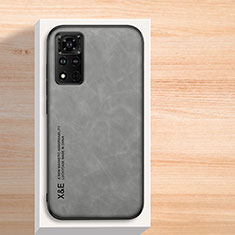 Custodia Lusso Pelle Cover DY2 per Huawei Honor V40 5G Grigio