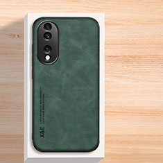 Custodia Lusso Pelle Cover DY2 per Huawei Honor X7b Verde