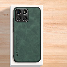 Custodia Lusso Pelle Cover DY2 per Huawei Honor X8 5G Verde