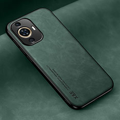 Custodia Lusso Pelle Cover DY2 per Huawei Nova 11 Verde