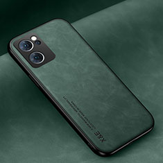 Custodia Lusso Pelle Cover DY2 per OnePlus Nord CE 2 5G Verde