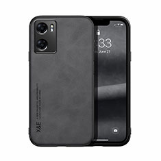 Custodia Lusso Pelle Cover DY2 per Oppo A57 4G Nero