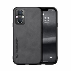 Custodia Lusso Pelle Cover DY2 per Oppo A96 5G Nero