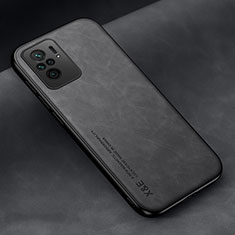 Custodia Lusso Pelle Cover DY2 per Xiaomi Poco M5S Nero