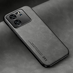 Custodia Lusso Pelle Cover DY2 per Xiaomi Redmi K60 Ultra 5G Grigio