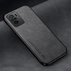 Custodia Lusso Pelle Cover DY2 per Xiaomi Redmi Note 10 4G Nero