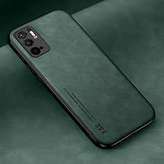 Custodia Lusso Pelle Cover DY2 per Xiaomi Redmi Note 11 SE 5G Verde