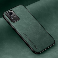 Custodia Lusso Pelle Cover DY2 per Xiaomi Redmi Note 12S Verde