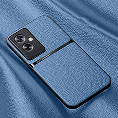 Custodia Lusso Pelle Cover DY3 per Oppo A2 5G Cielo Blu