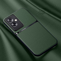 Custodia Lusso Pelle Cover DY3 per Oppo A2 5G Verde