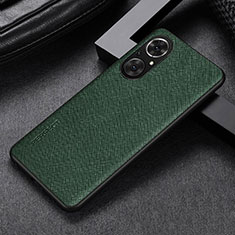 Custodia Lusso Pelle Cover GS1 per Huawei Honor 50 SE 5G Verde