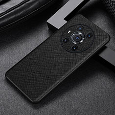 Custodia Lusso Pelle Cover GS1 per Huawei Honor Magic3 5G Nero