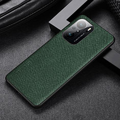 Custodia Lusso Pelle Cover GS1 per Xiaomi Redmi K40 5G Verde